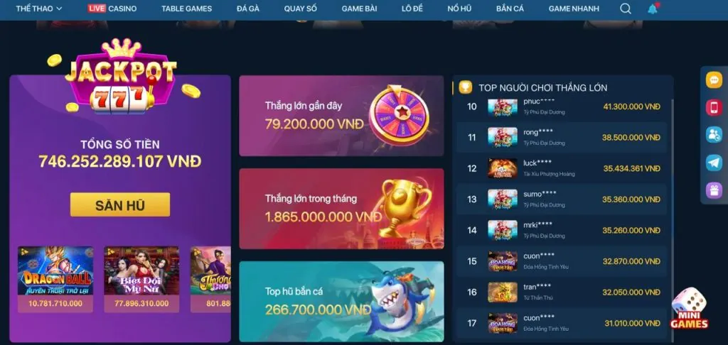 Thưởng lớn